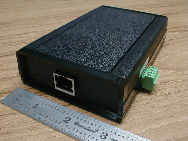 AVT-853 in enclosure, RJ45 end, with ADC