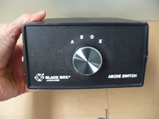 Black Box ABCDE switch, front